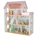 Domek dla lalek drewniany LULILO Peonio 70cm LED róż