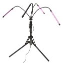 Lampa do roślin LED uprawy wzrostu panel na statywie 4x80LED