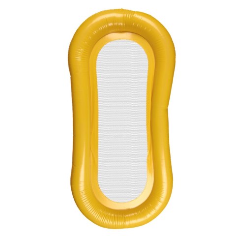 Materac dmuchany do pływania basenu wodny z siatką czerwony