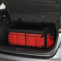 Organizer do bagażnika duża torba do samochodu czarny czerwony