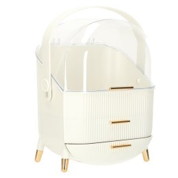 Szkatułka organizer na kosmetyki szafka biała