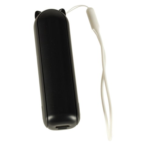 Wiatrak biurkowy wentylator mini ręczny składany wiatraczek przenośny USB czarny