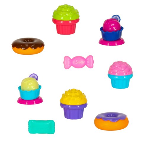 Kosz piknikowy koszyk lodziarnia desery jedzenie prowiant przekąski na piknik