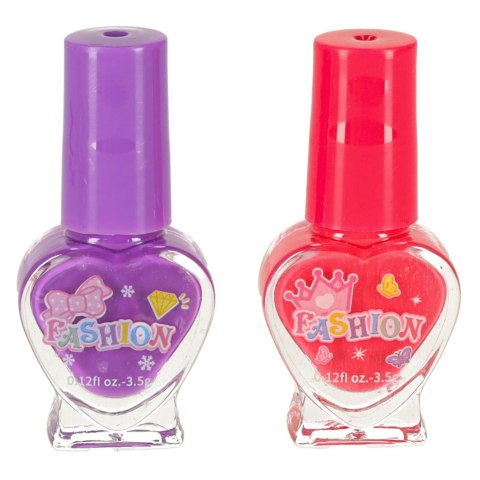 Kuferek zestaw kosmetyków do makijażu i paznokci makeup kosmetyki cienie lakiery szuflady jednorożec