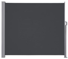 Markiza boczna tarasowa LUARO parawan zwijany 160 x 300 cm szary