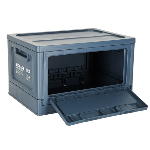 Organizer do bagażnika samochodowy pudełko skrzynka składana 25l granatowa