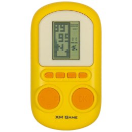 Gra elektroniczna zręcznościowa mini konsola przenośna kieszonkowa żółty