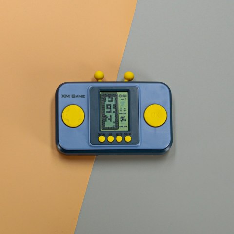 Gra zręcznościowa elektroniczna konsola retro gierka przenośna kieszonkowa szara