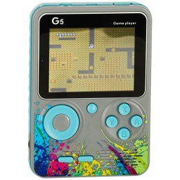 Konsola przenośna do gier mini elektroniczna retro 500 gier szara