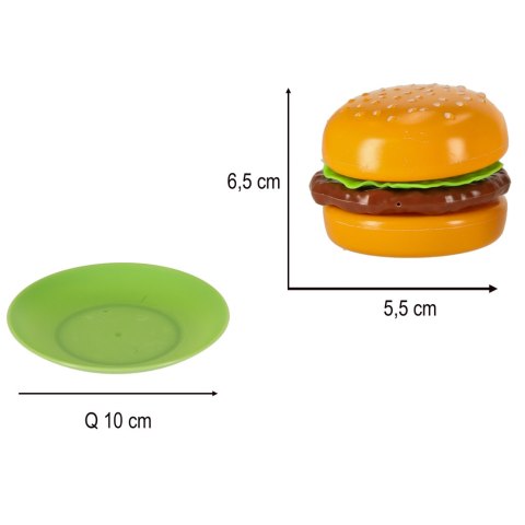 Warzywa owoce jedzenie do nauki krojenia pizza hamburger na rzep rzepy 36el.