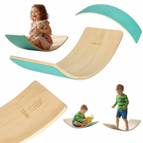 Deska do balansowania z filcem LULILO AJLO turkusowy