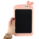 Tablet graficzny do rysowania dla dzieci znikopis tablica ekran LCD 8,5' królik róż