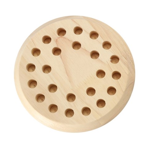 Gra logiczna pamięciowa memory chińczyk dopasuj kolory drewniana