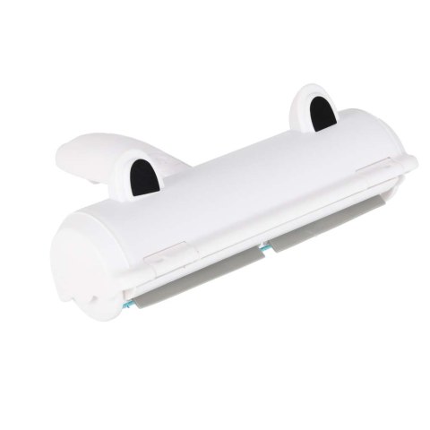 Szczotka wałek rolka do czyszczenia sierści z ubrań tapicerki biała niebieska