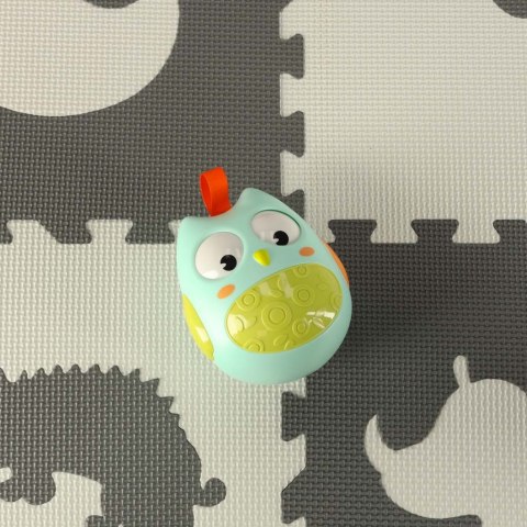 Wańka wstańka sowa sensoryczna kiwajka niebieska