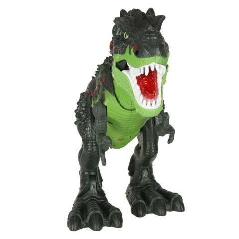 Dinozaur T-REX elektroniczny chodzi ryczy zielony