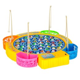 Gra zręcznościowa rodzinna rybki łowienie 45 rybek + 4 wędki