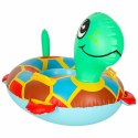 Kółko do pływania dla niemowląt koło pontonik dla dzieci dmuchany z siedziskiem materac żółw 15kg