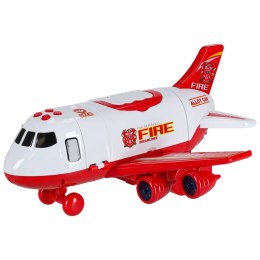 Transporter samolot + 3 auta straż pożarna