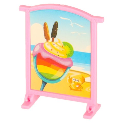 Samochód lodziarnia sklep z lodami kamper rozkładany stolik krzesła 30 elementów