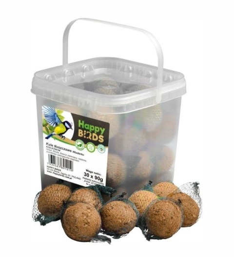 Kule tłuszczowe z siatką wiaderko 30x90g Hap