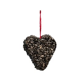 Serce słonecznik czarny zawieszka 200g