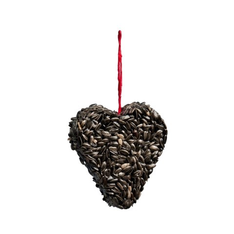 Serce słonecznik czarny zawieszka 200g