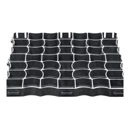 Kratka trawnikowa czarna 500mm x 500mm h 40mm/260/