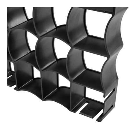 Kratka trawnikowa czarna 500mm x 500mm h 40mm/260/