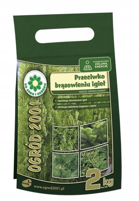 Nawóz Siarkopol przeciw brązowieniu igieł 2kg