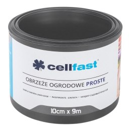 Obrzeże t. płaskie CELL 10cm/dł.9m grafit (30-241)