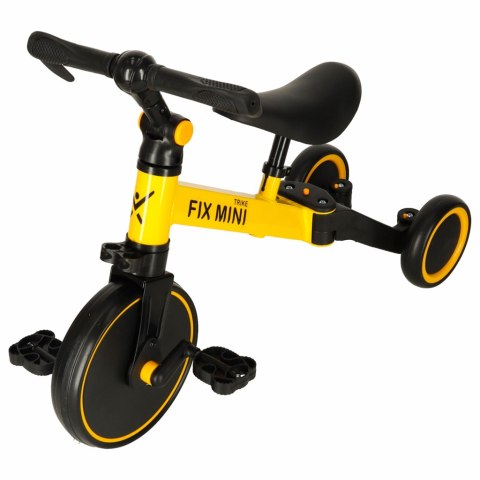 Rowerek biegowy Trike Fix Mini rower wielofunkcyjny 3w1 żółty