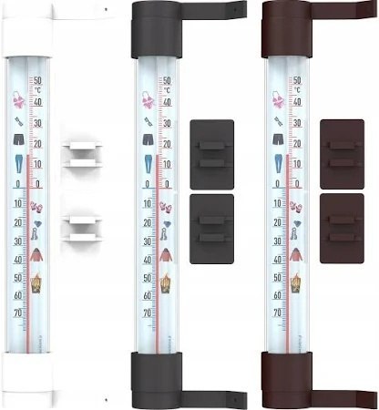 Termometr zewnętrzny z grafiką Ubrania (020560)