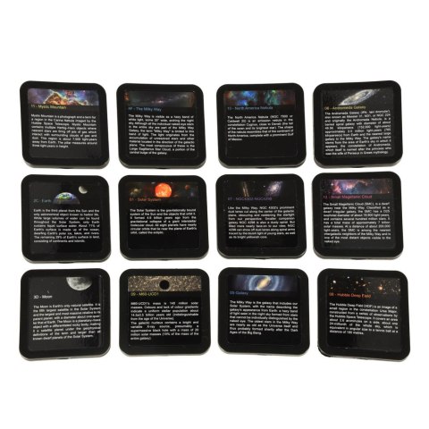 Projektor gwiazd nieba lampka nocna LED USB planetarium planety 12 dysków 360° timer