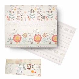 Mata edukacyjna piankowa dwustronna składana 180x200cm zwierzęta wzór