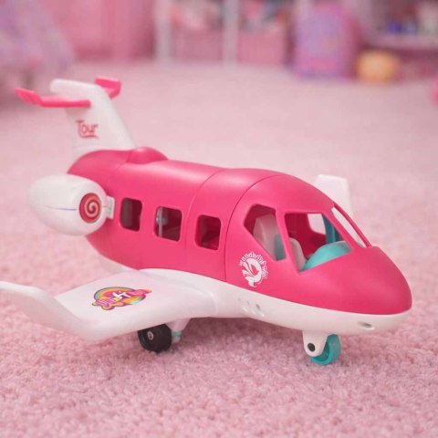 Samolot dla lalek rozkładany stewardessa akcesoria