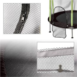 Trampolina do domu ogrodu dla dzieci siatka piłki 140cm 55inch zielona