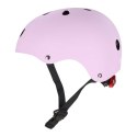 Kask rowerowy dla dziecka Trike Fix dziecięcy regulowany LED M 55-58cm fioletowy