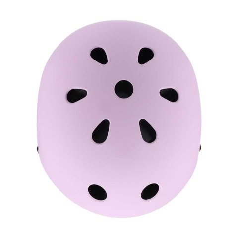 Kask rowerowy dla dziecka Trike Fix dziecięcy regulowany LED M 55-58cm fioletowy