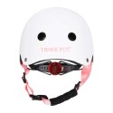 Kask rowerowy dla dziecka Trike Fix dziecięcy regulowany LED S 48-54cm biały