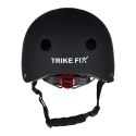 Kask rowerowy dla dziecka Trike Fix dziecięcy regulowany LED S 48-54cm czarny