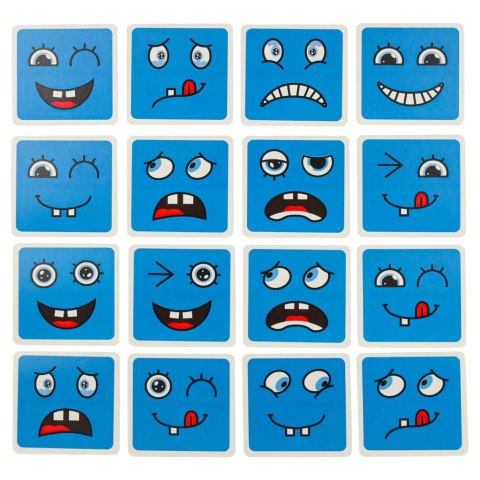 Klocki kreatywne montessori wyzwania zmieniające twarz emocje