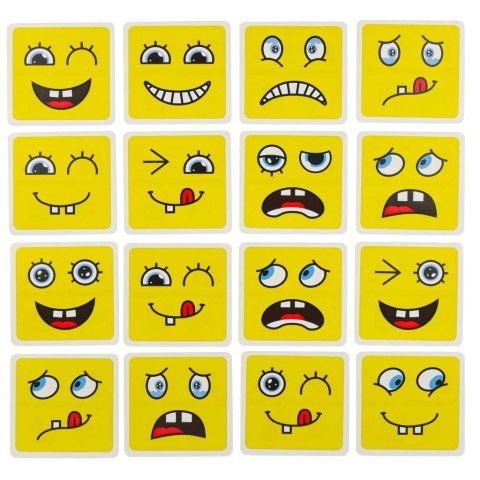 Klocki kreatywne montessori wyzwania zmieniające twarz emocje