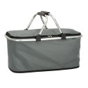 Kosz termiczny piknikowy składany szary