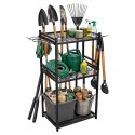 Stojak LUARO na narzędzia ogrodowe grabie łopaty miotły organizer warsztatowy