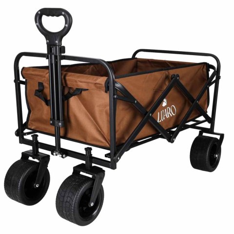 Wózek transportowy LUARO plażowy składany ze stolikiem 2w1