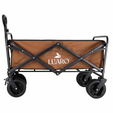 Wózek transportowy LUARO plażowy składany ze stolikiem 2w1