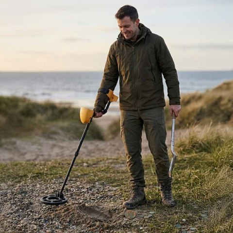 Wykrywacz metali detektor metalu LCD MD3010