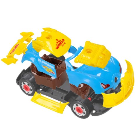 Samochód sportowy do rozkręcania konstrukcyjny do tuningu światło dźwięk