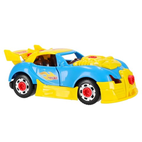 Samochód sportowy do rozkręcania konstrukcyjny do tuningu światło dźwięk